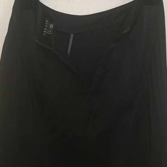 Theory Black Silky Skirt - Picture 5 of 7